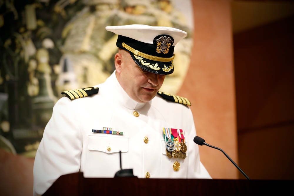 Naval Medical Research Command Holds Change of Command