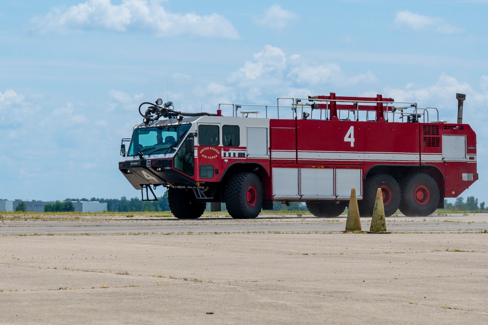 Firefighter driving course