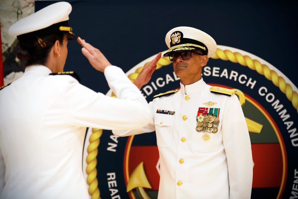 Naval Medical Research Command Holds Change of Command