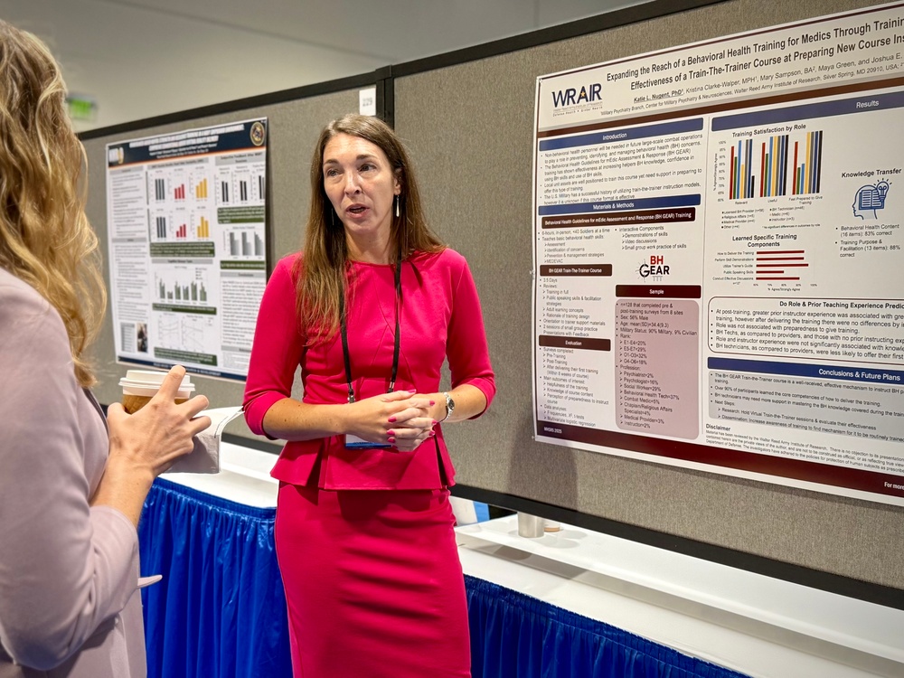 #teamWRAIR Engages with Military Health Leaders and Researchers at MHSRS 2025