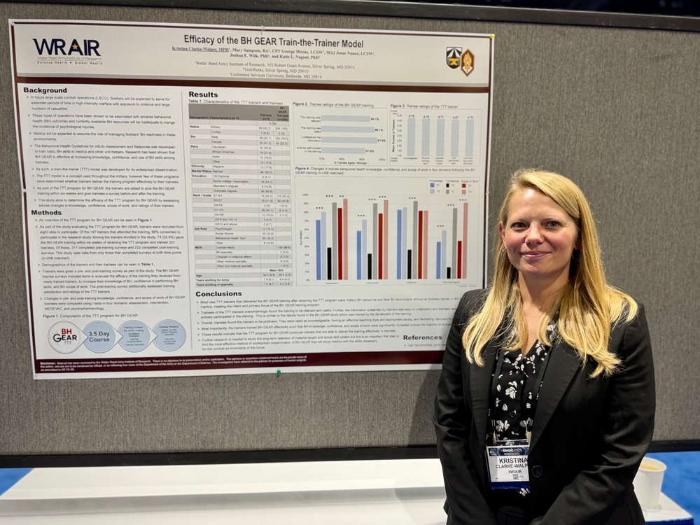 #teamWRAIR Engages with Military Health Leaders and Researchers at MHSRS 2025