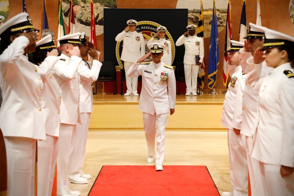 Naval Medical Research Command Holds Change of Command