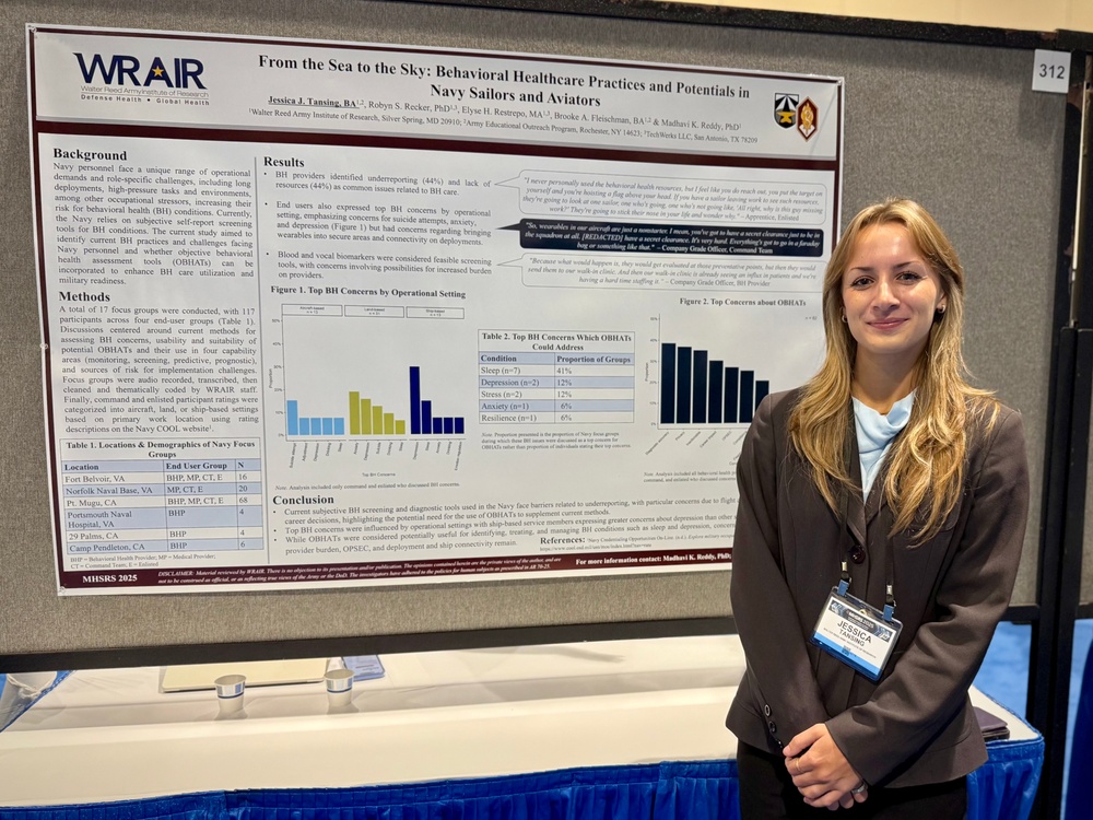 #teamWRAIR Engages with Military Health Leaders and Researchers at MHSRS 2025