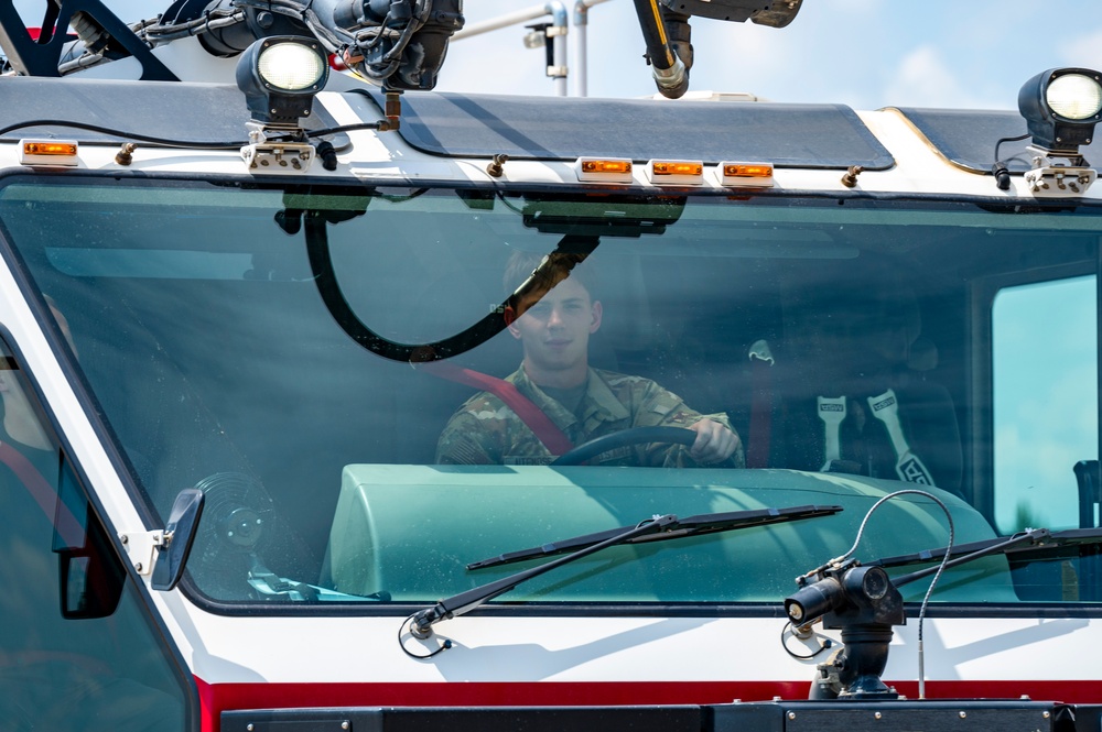 Firefighter driving course