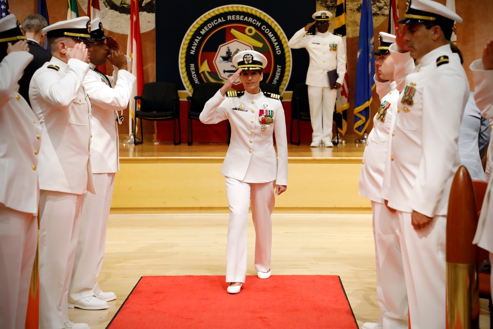 Naval Medical Research Command Holds Change of Command