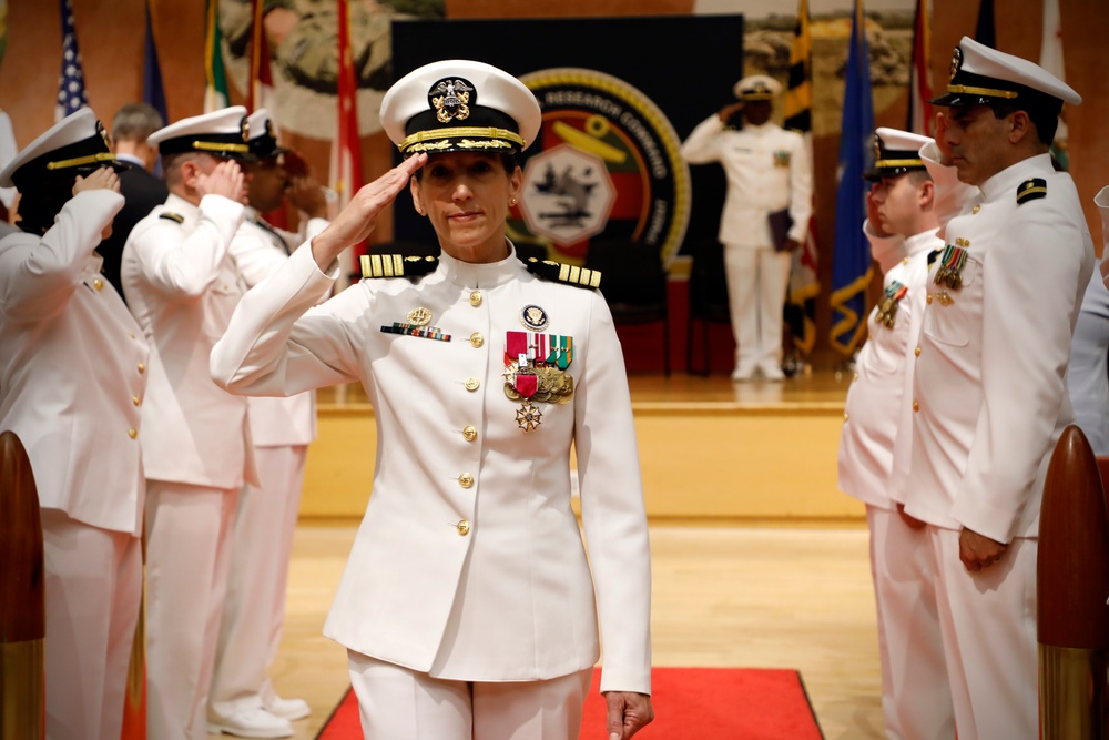 Naval Medical Research Command Holds Change of Command