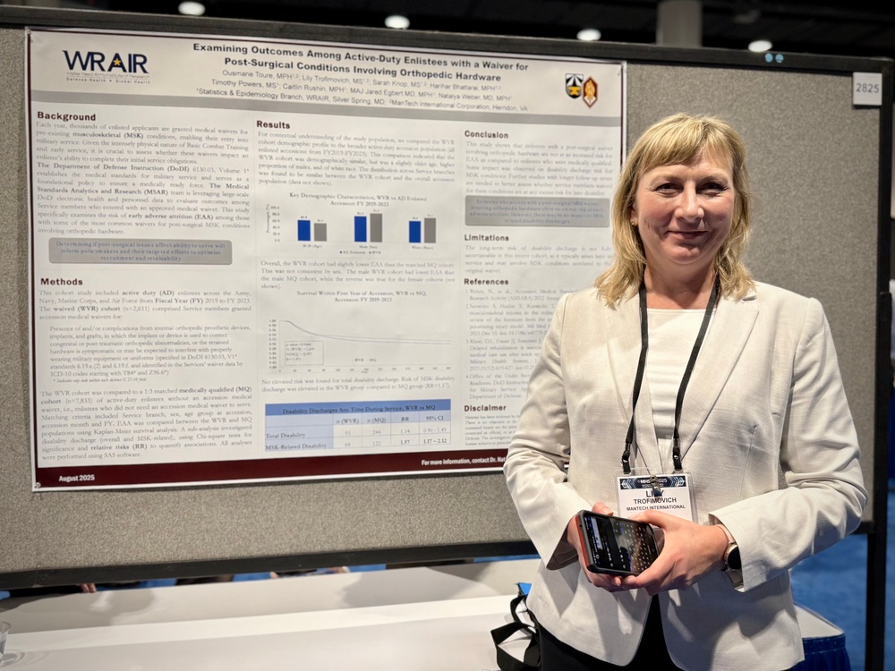#teamWRAIR Engages with Military Health Leaders and Researchers at MHSRS 2025