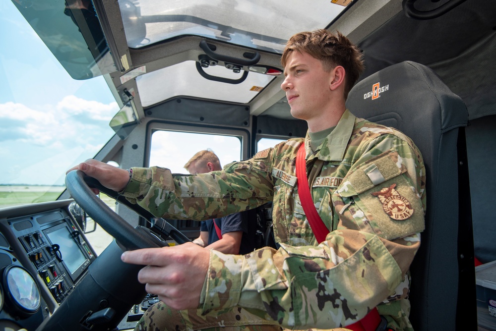 Firefighter driving course