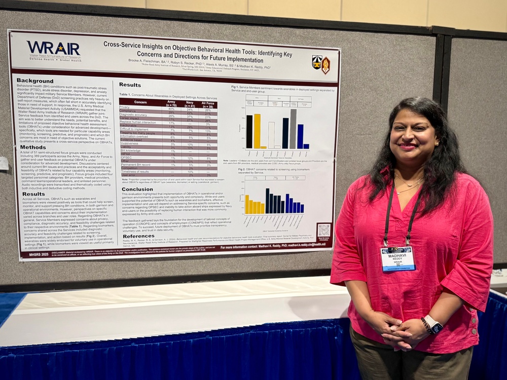 #teamWRAIR Engages with Military Health Leaders and Researchers at MHSRS 2025