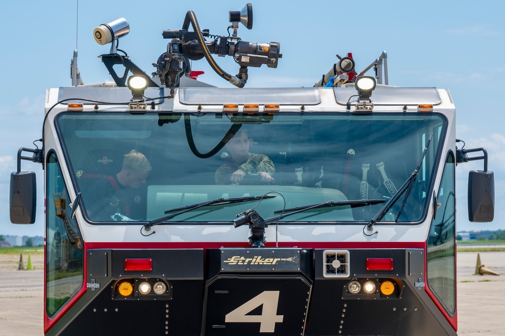 Firefighter driving course