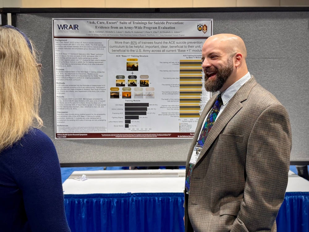 #teamWRAIR Engages with Military Health Leaders and Researchers at MHSRS 2025