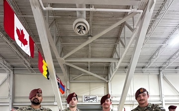 Airborne EOD technicians participate in international static line parachute competition
