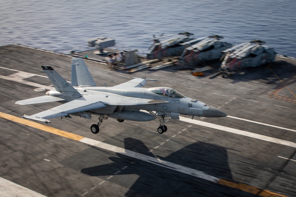 USS Gerald R. Ford (CVN 78) Participates in Neptune Strike