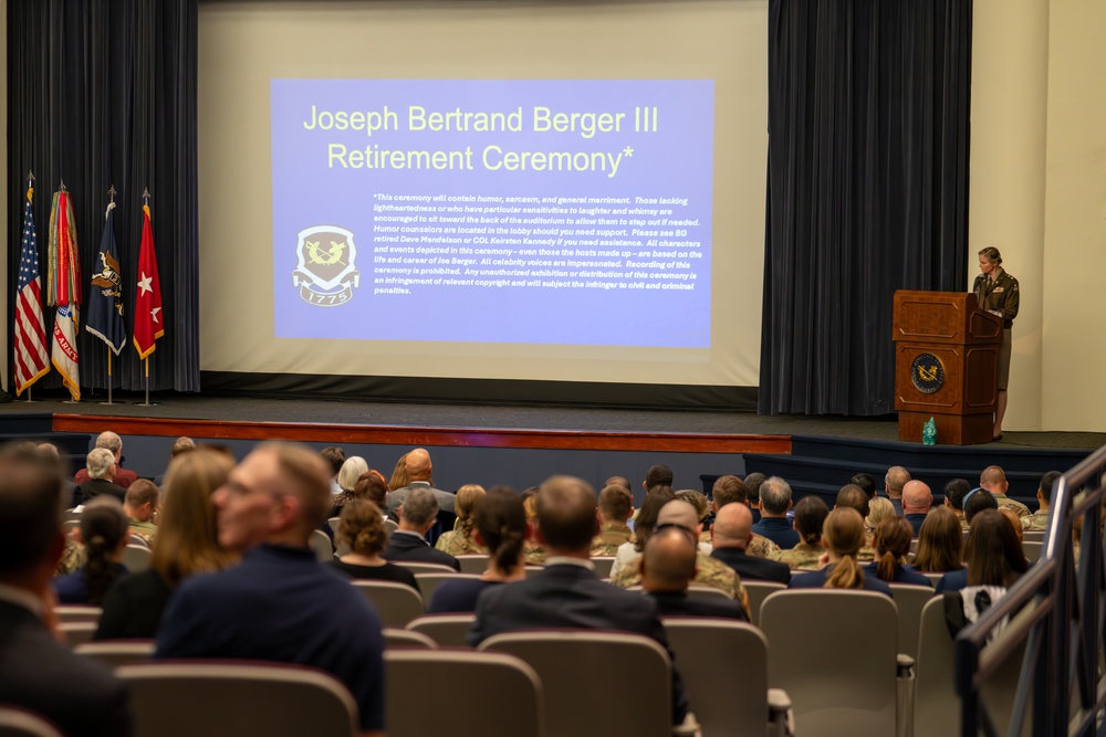 Retirement Ceremony for U.S. Army Lt. Gen. Joseph B. Berger III