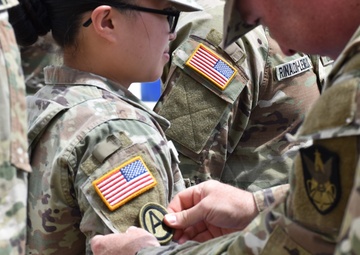 1st Space BN Patching Ceremony