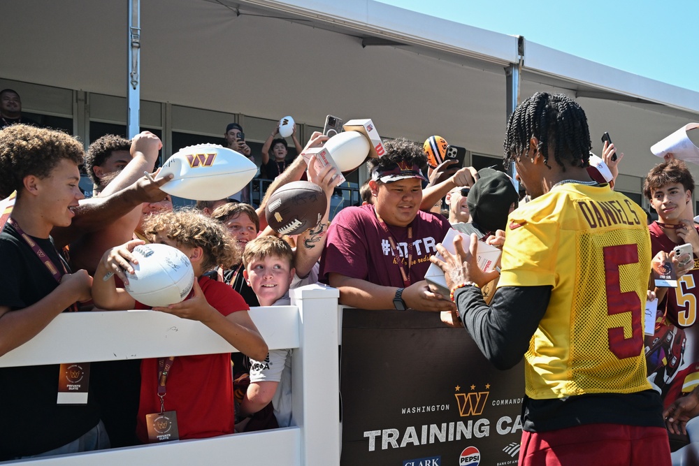 NFL’s Washington Commanders host 2025 Training Camp