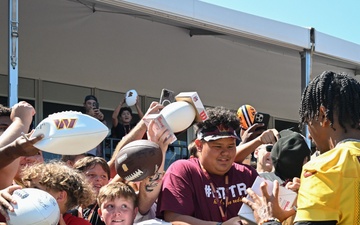 NFL’s Washington Commanders host 2025 Training Camp
