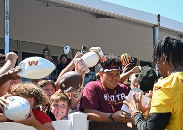 NFL’s Washington Commanders host 2025 Training Camp