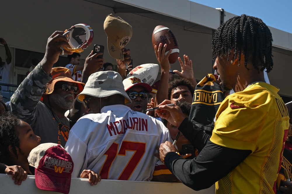 NFL’s Washington Commanders host 2025 Training Camp