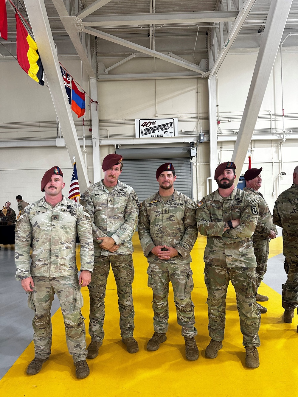 Airborne EOD technicians participate in international static line parachute competition