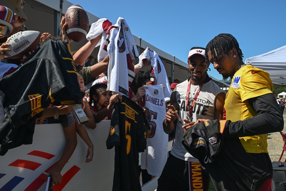 NFL’s Washington Commanders host 2025 Training Camp