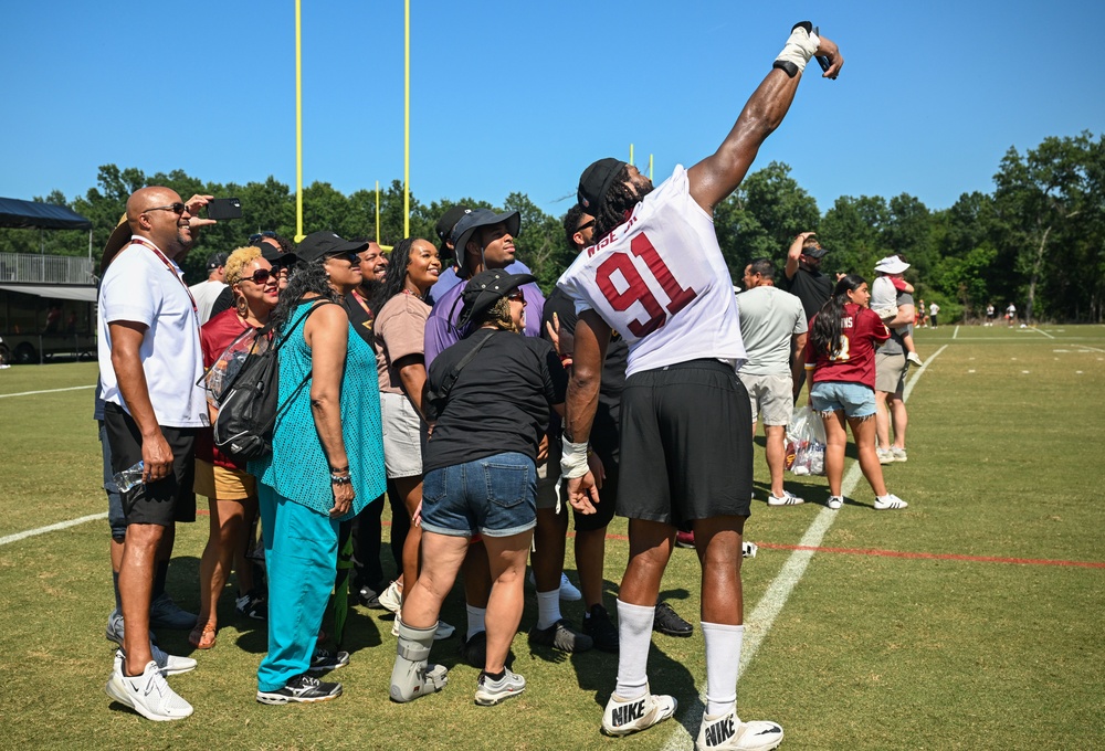 NFL’s Washington Commanders host 2025 Training Camp