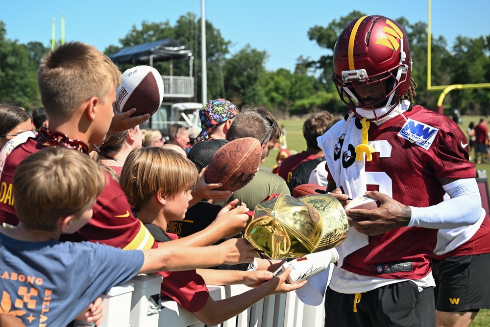 NFL’s Washington Commanders host 2025 Training Camp