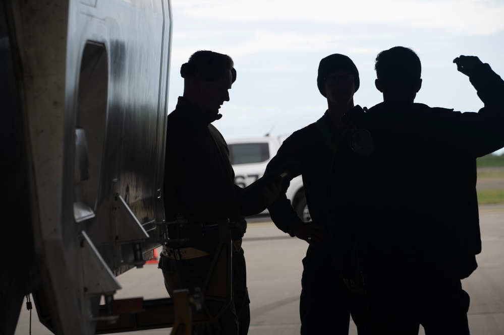 345th EBS support BTF operations in Norway