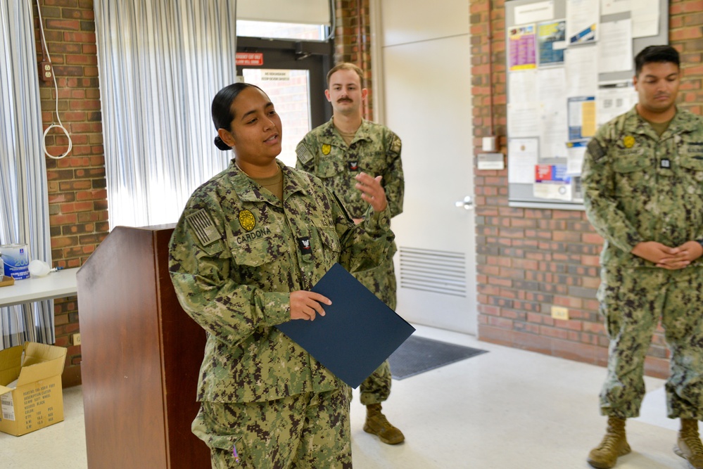 MA2 Cardona Reenlistment