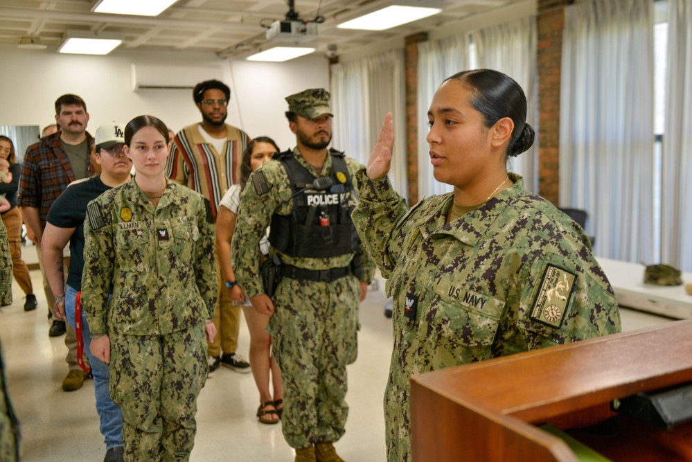 MA2 Cardona Reenlistment