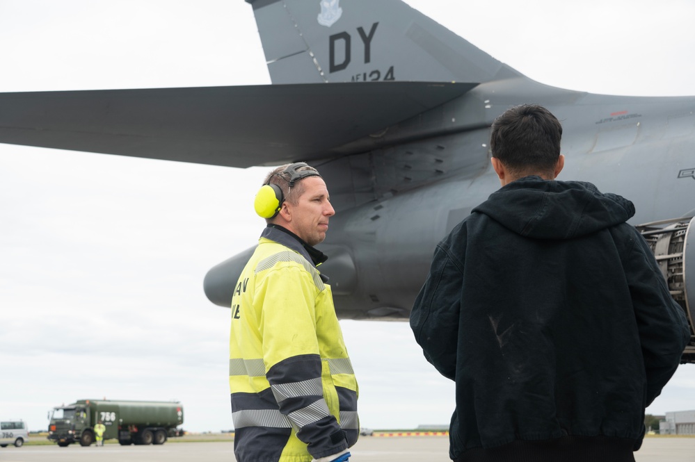 345th EBS support BTF operations in Norway