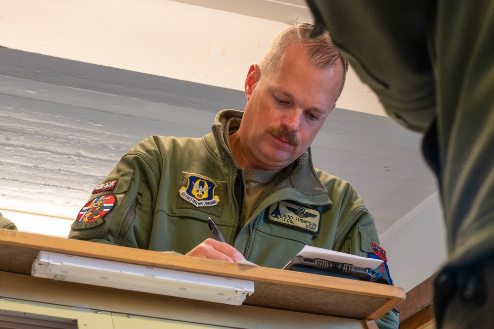 345th EBS support BTF operations in Norway