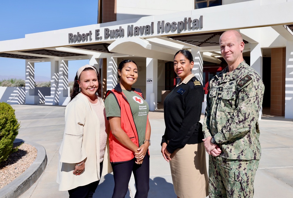 American Red Cross volunteer improves patient care, morale at Naval Hospital Twentynine Palms