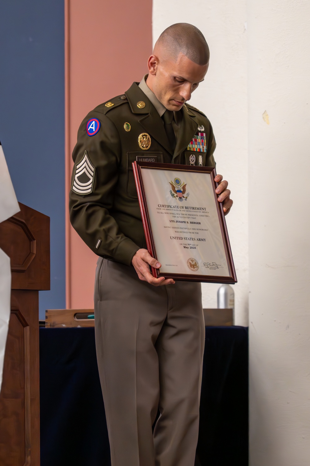 Retirement Ceremony for U.S. Army Lt. Gen. Joseph B. Berger IIII
