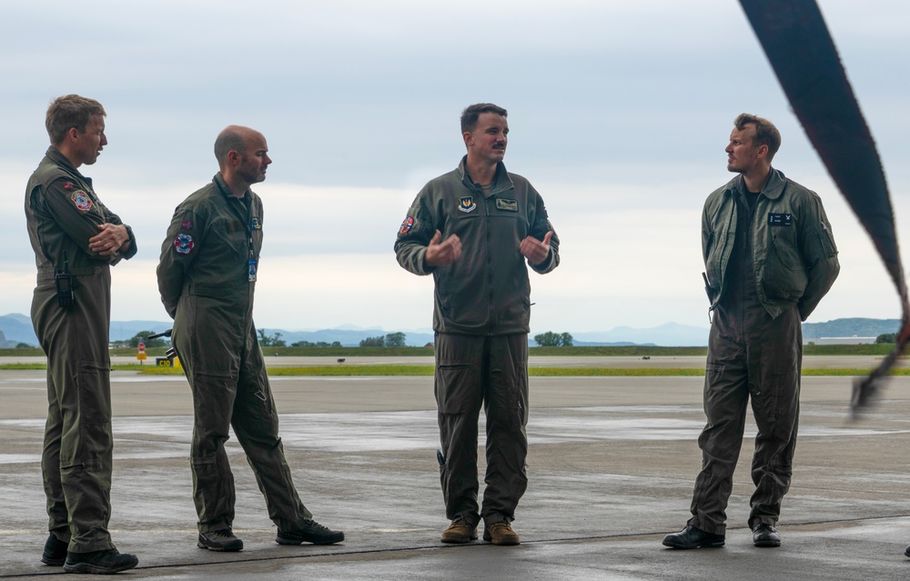 345th EBS support BTF operations in Norway