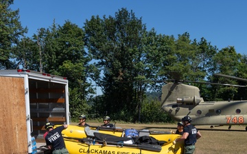 Oregon Guard Aviation Partners with Local Fire Department to Enhance Flood Response Capabilities