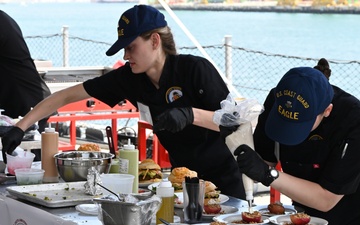 Coast Guard Cutter Eagle crew competes in Galley Wars during LA Fleet Week 2025