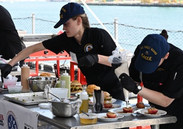 Coast Guard Cutter Eagle crew competes in Galley Wars during LA Fleet Week 2025