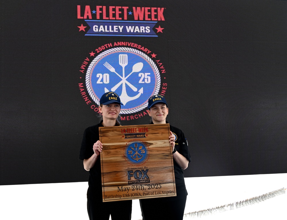 Coast Guard Cutter Eagle crew win Galley Wars 2025