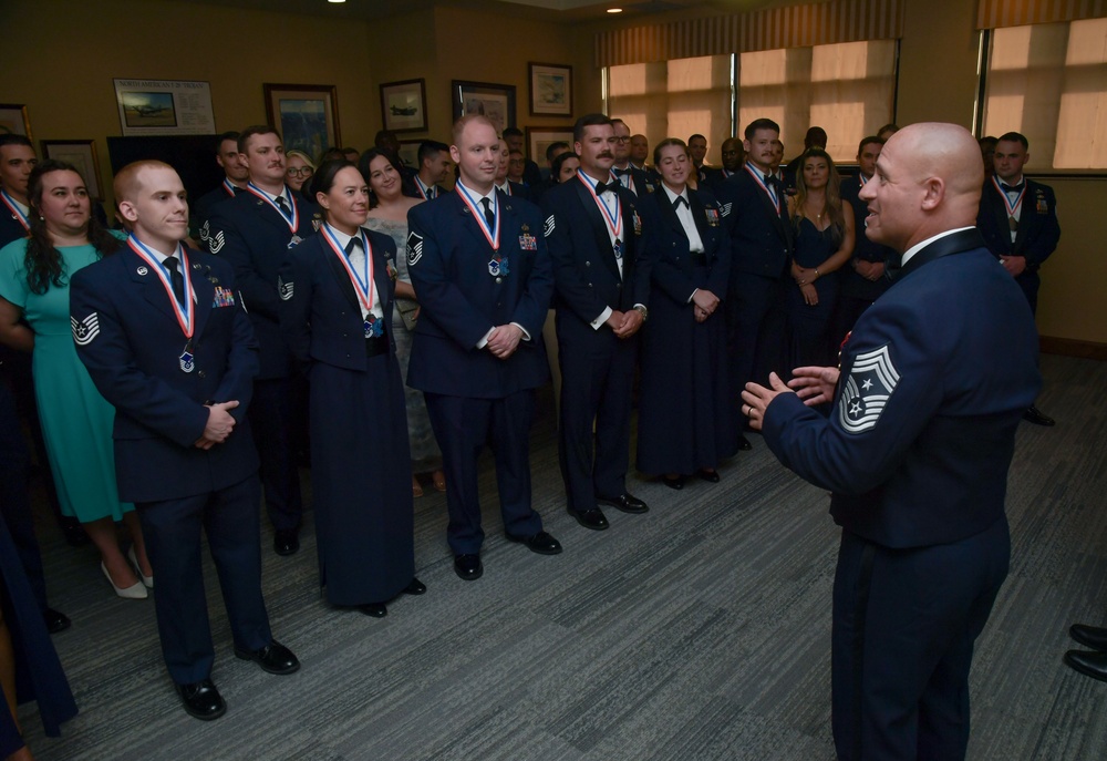 Keesler inducts newest SNCOs