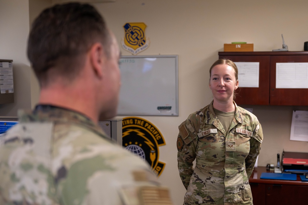 August Skywarrior of the Month: Senior Airman Darian Engle