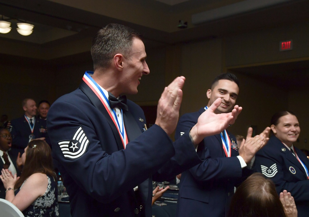 Keesler inducts newest SNCOs