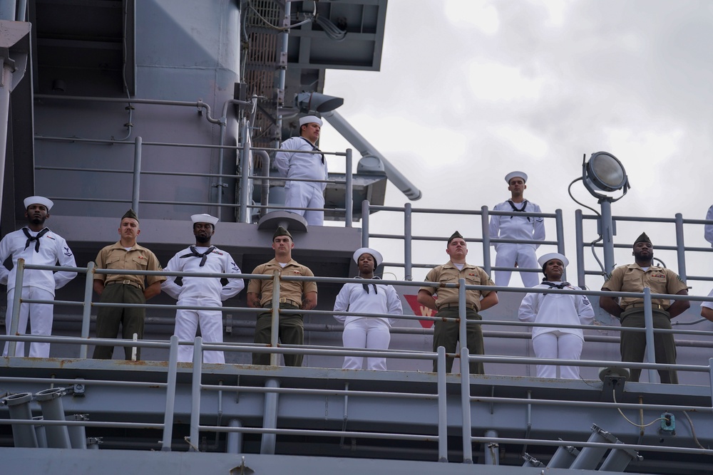 USS Iwo Jima Departs Naval Station Norfolk for Regularly Scheduled Deployment