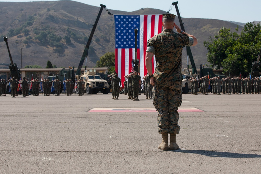 2nd Bn., 11th Marines hold relief, appointment ceremony