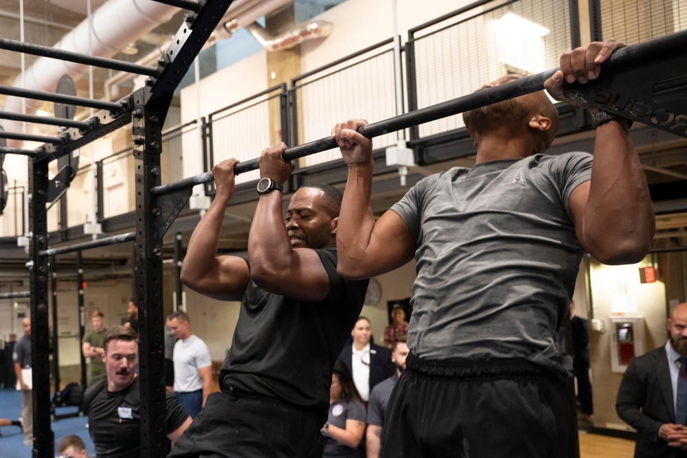 SD, HHS Sec. RFK, Jr. Participate in Fitness Check with Troops at Pentagon