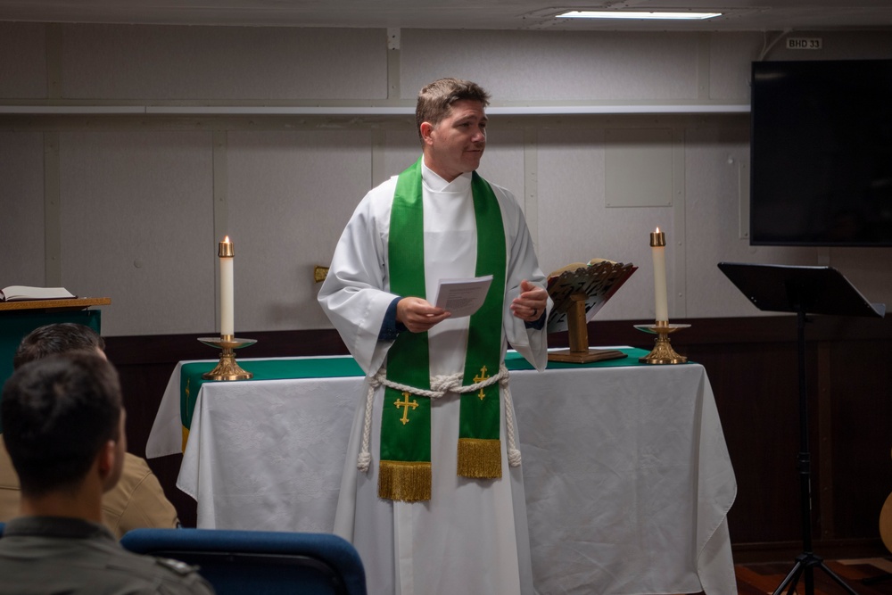 MKI Sunday Service at Sea