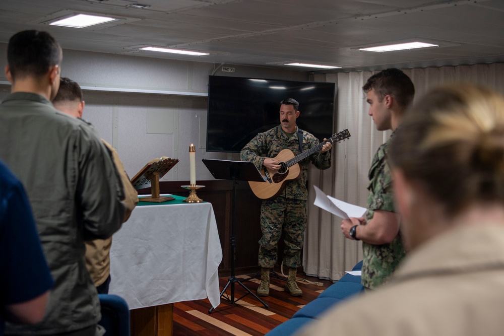 MKI Sunday Service at Sea