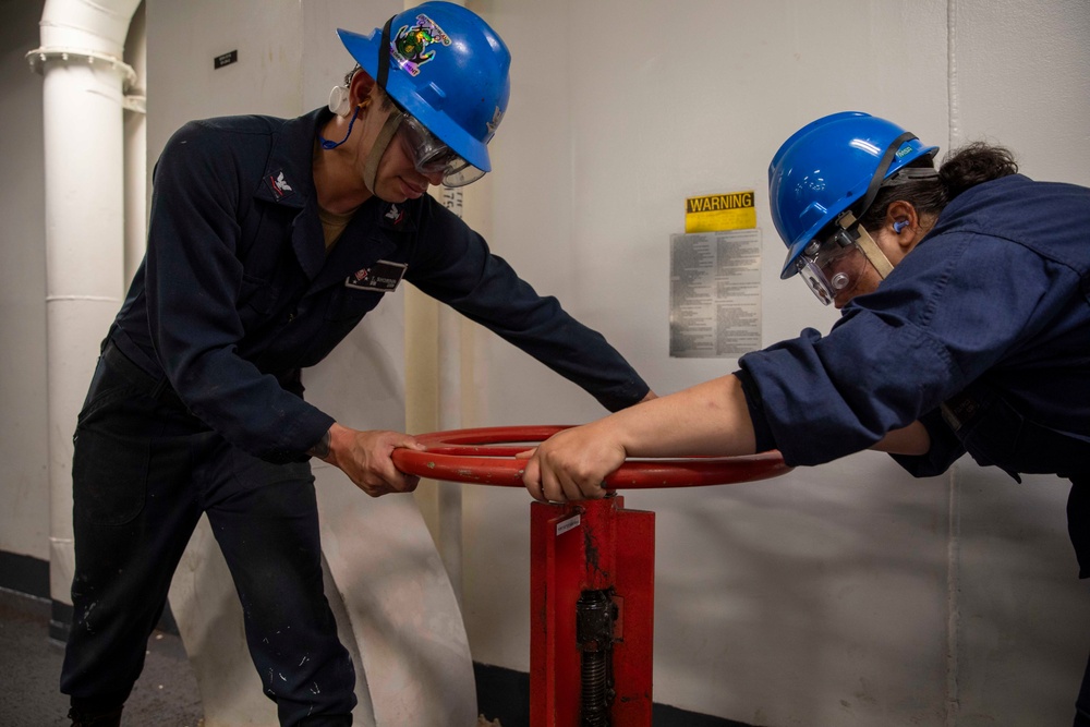 Makin Island Anchor Drop Test
