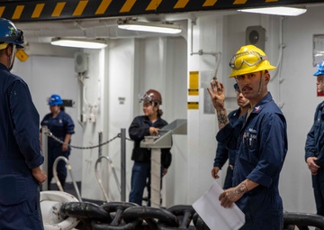 Makin Island Anchor Drop Test