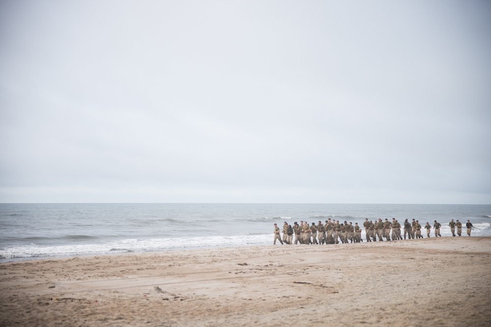 2nd MLG Corporals Leadership School Beach Training